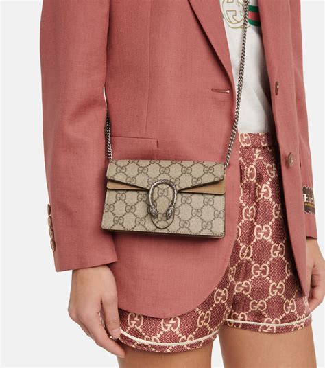 gucci dionysus gg supreme super mini bag womens